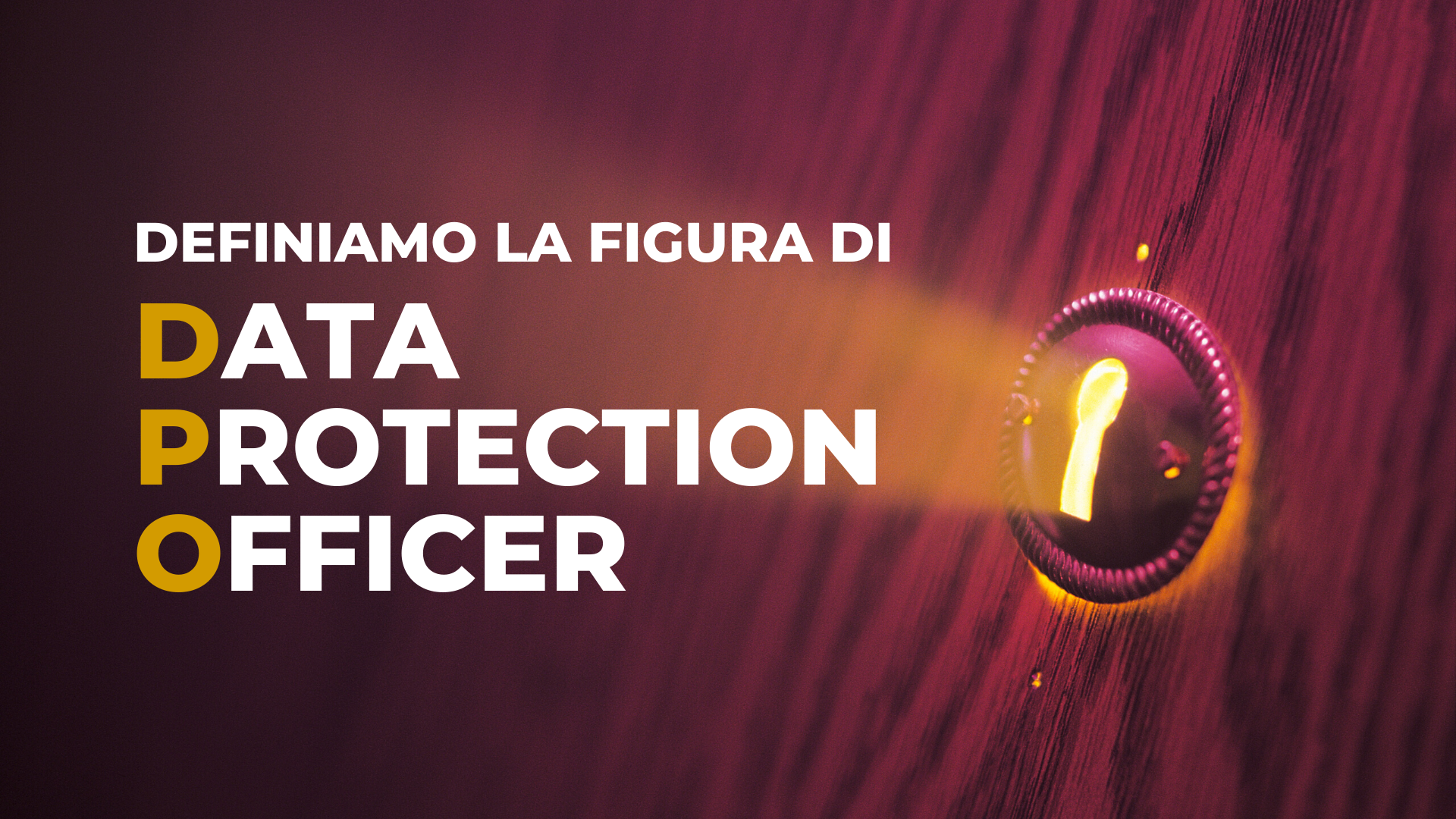 Definiamo la figura di Data Protection Officer